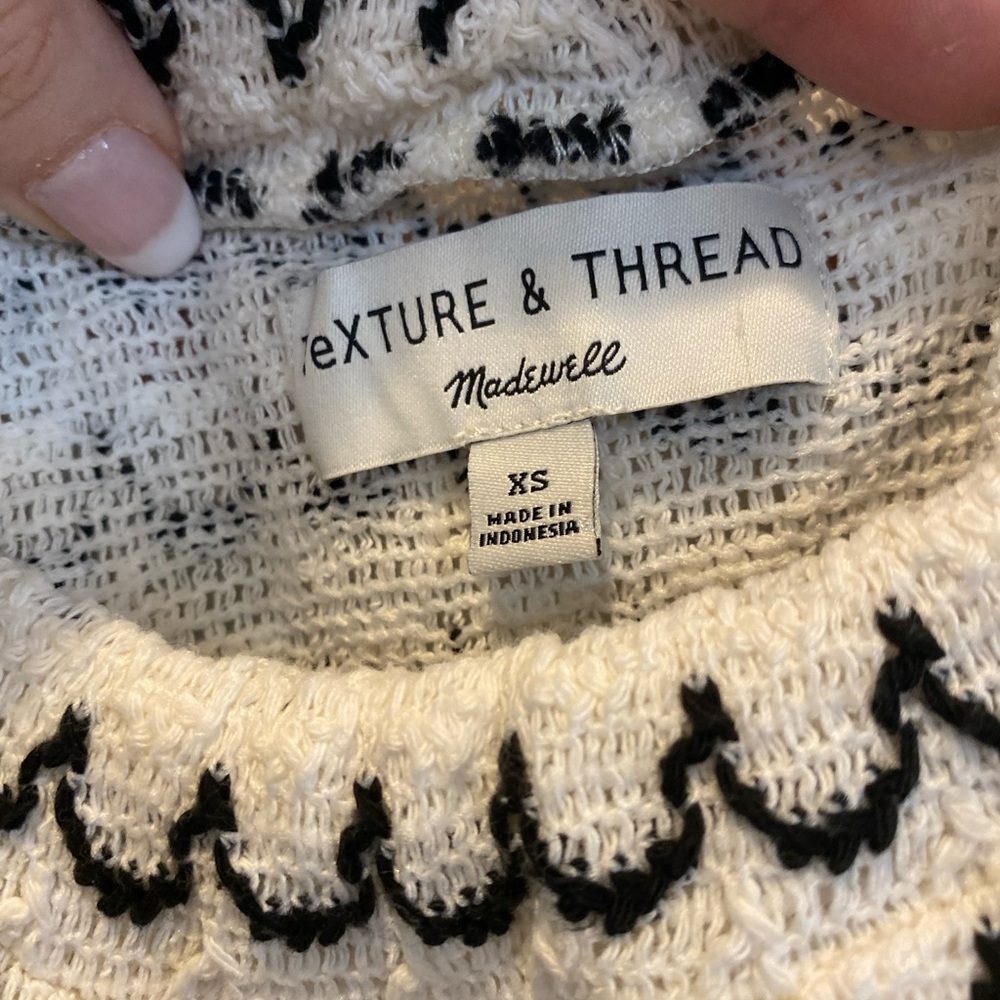 Madewell Texture & Thread Swing Tank XS - Picture 4 of 4